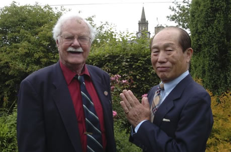 Lomax and Takashi in later years. 